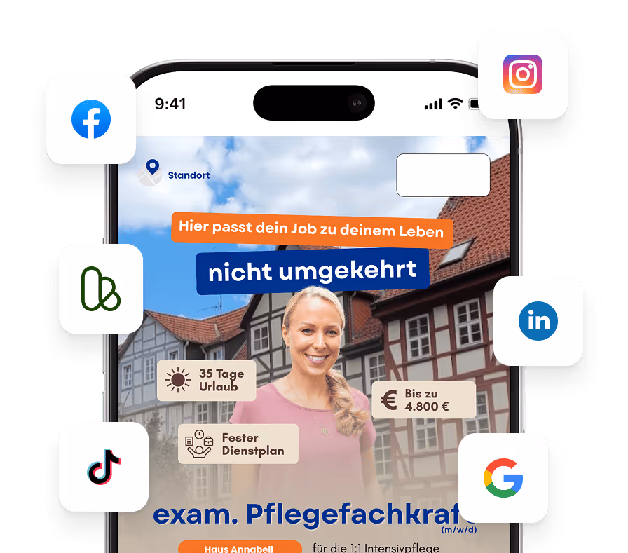 Online-Kampagnen in allen relevanten Netzwerken
